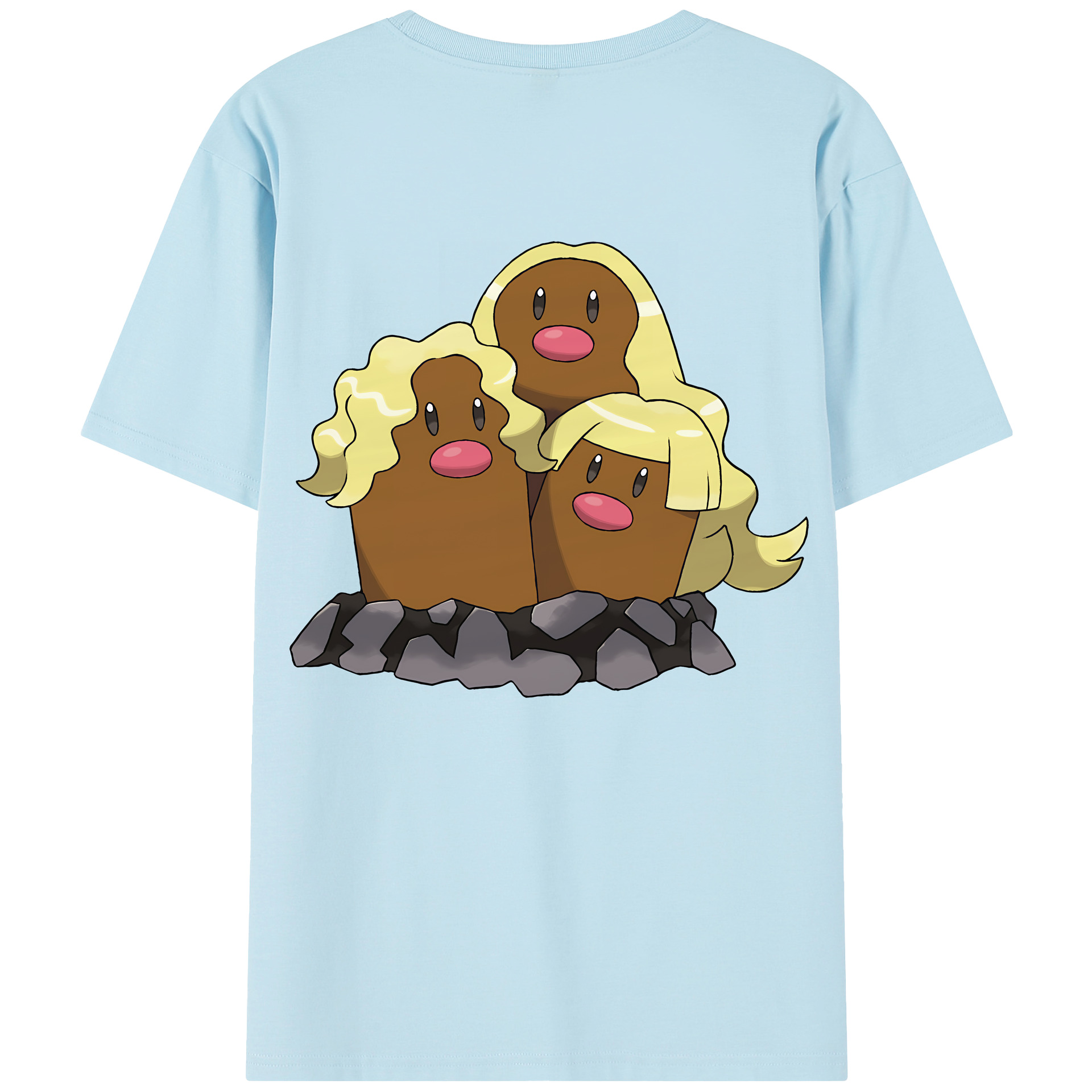 （画像用） ポケットモンスター Pokémon 綿100％半袖Tシャツ（背面プリント）